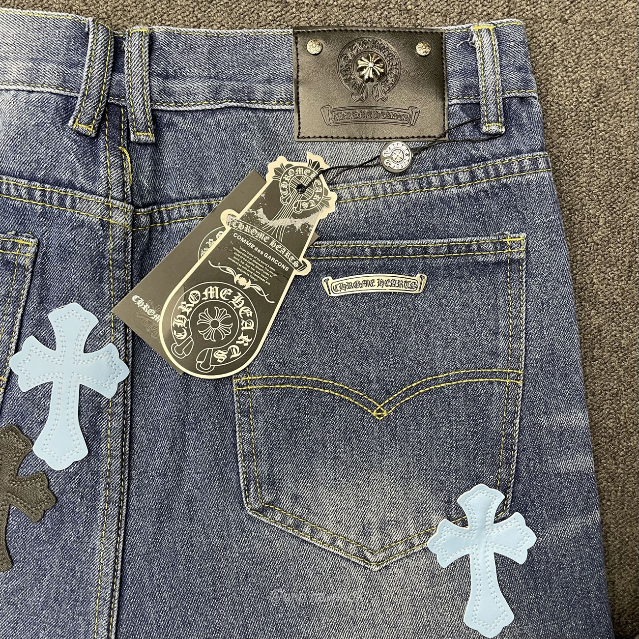 Chrome Hearts Blue Jeans Cross Patch (9) - newkick.app